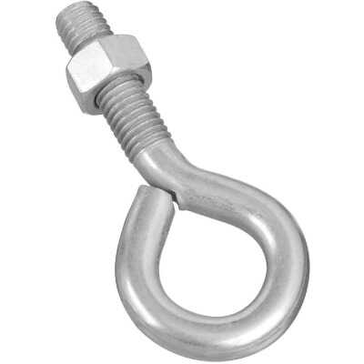 National 1/2 In. x 4 In. Zinc Eye Bolt with Hex Nut